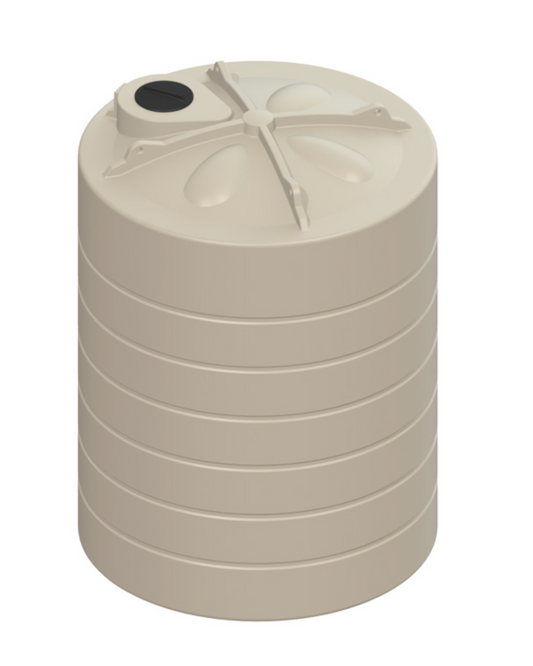 10,000ltr Plastic Water Tank Beige