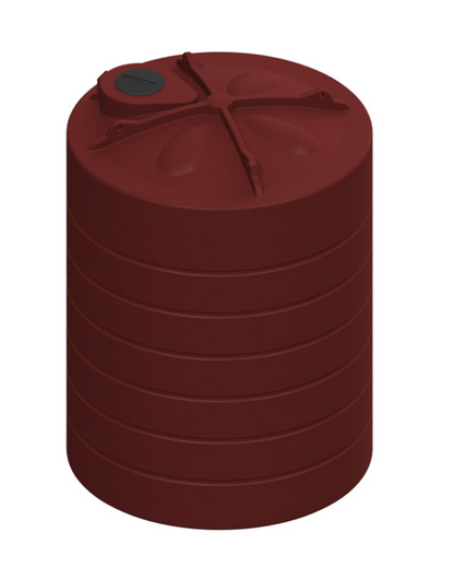 10,000ltr Plastic Water Tank Heritage Red