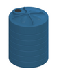 10,000ltr Plastic Water Tank Mountain Blue