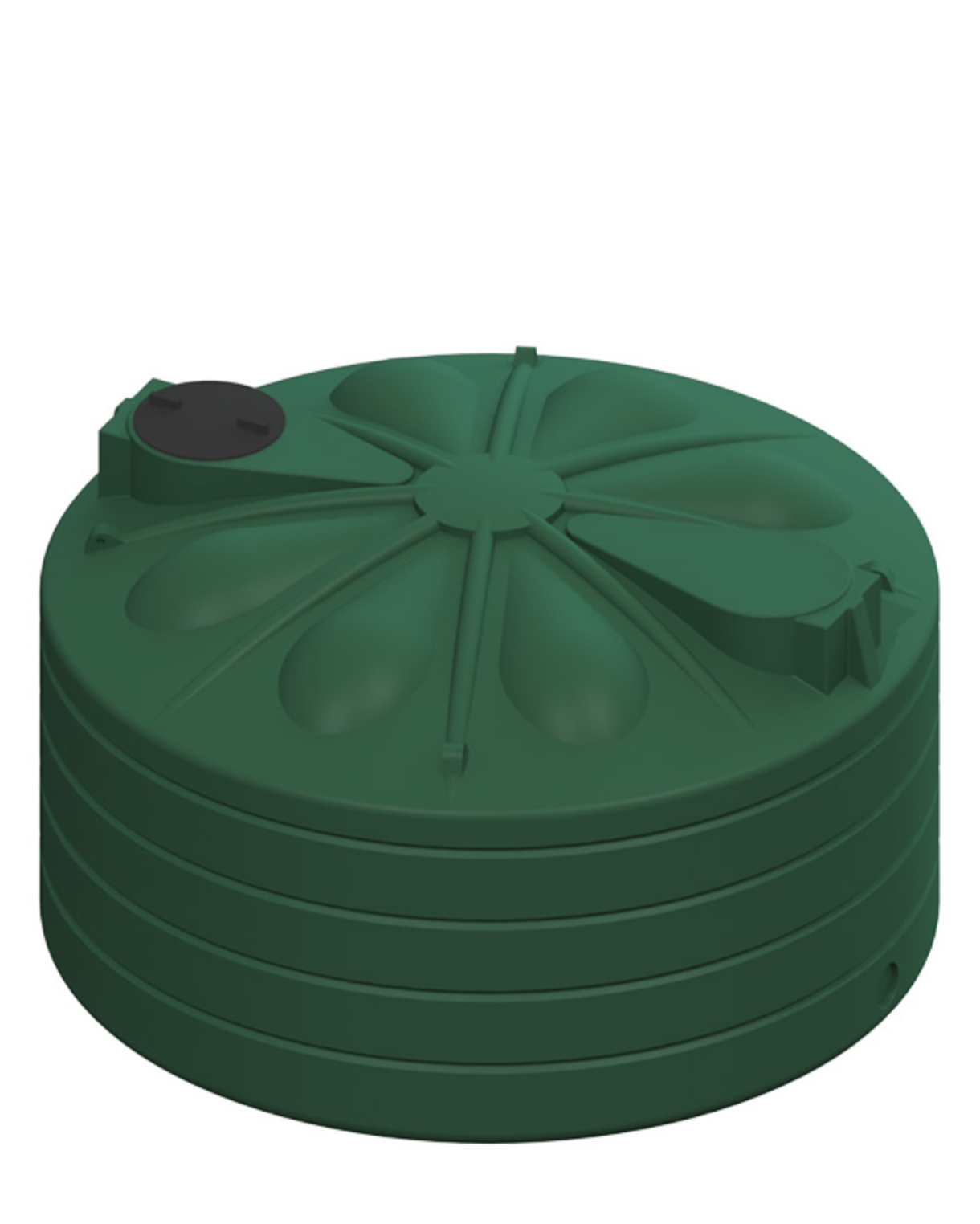 16,000ltr Plastic Water Storage Tank Heritage Green