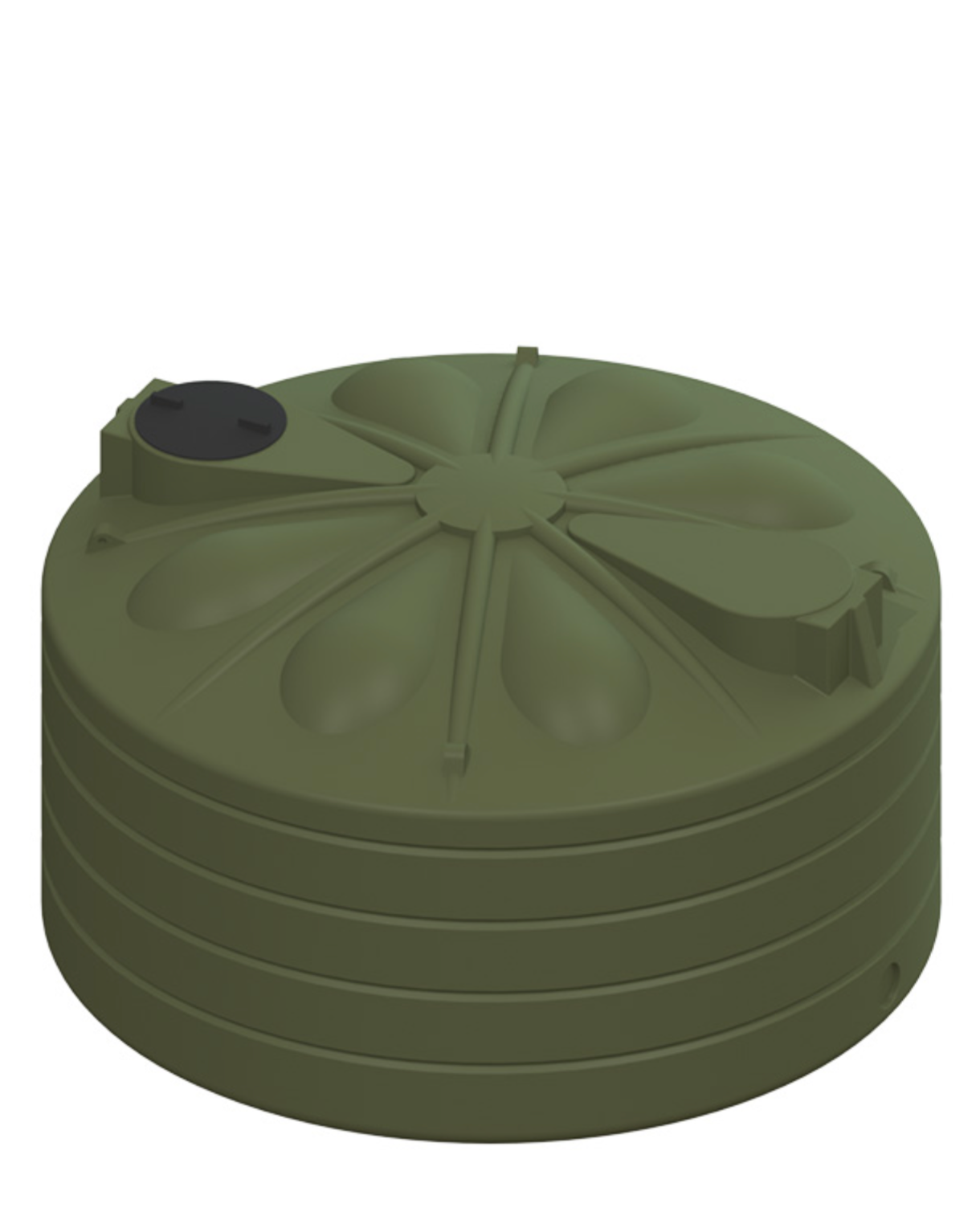 16,000ltr Plastic Water Storage Tank Khaki
