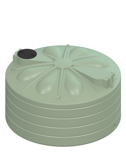 16,000ltr Plastic Water Storage Tank Mist Green