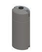 1,000 Lr Slimline Tank Dark Grey