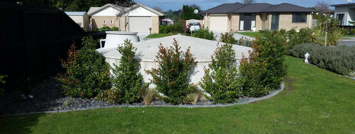 25,000ltr Cone Top Concrete Water Tanks Partially Buried