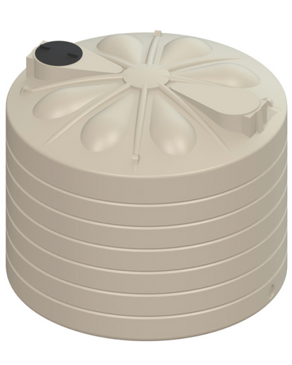25,000ltr Plastic Water Tank Beige