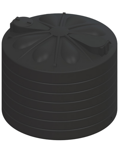 25,000ltr Plastic Water Tank Black