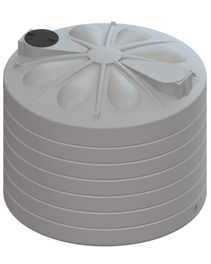 25,000ltr Plastic Water Tank Light Grey