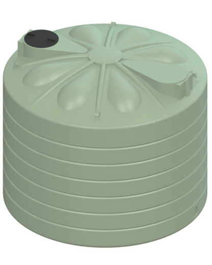25,000ltr Plastic Water Tank Mist Green