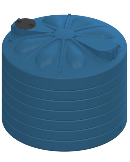25,000ltr Plastic Water Tank Mountain Blue