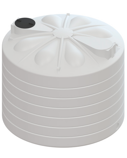 25,000ltr Plastic Water Tank White