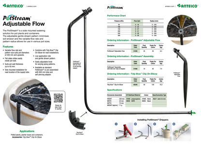 Antelco Potstream Spec Sheet