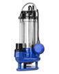 Bianco BIA-B120GS2 - Pump Pump Submersible Sewage with Float 341 L/Min 20m 1500W 240V with blue base on a white background