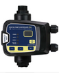 Digital NXT PRO pump controller with blue and yellow display on a white background