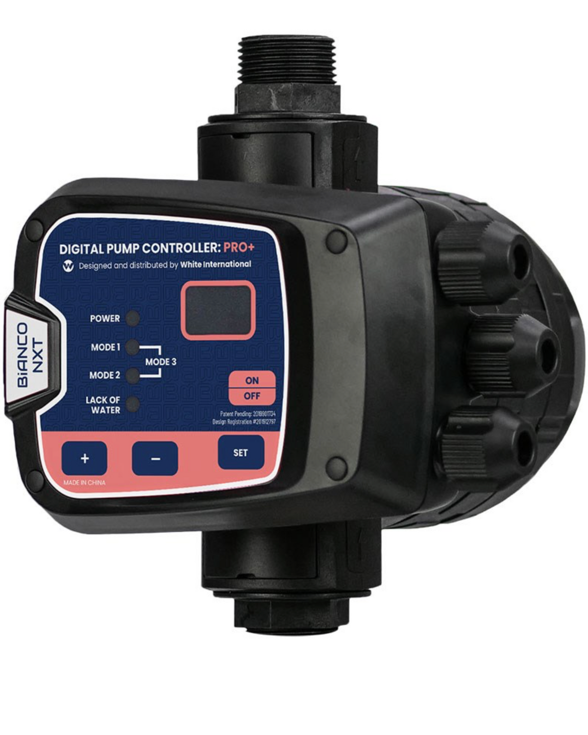 Bianco iCON nXt Pro Plus 2.2 kW Automatic Pump Controller Side