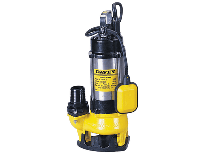 Davey D40VA Vortex submersible pump on a black background
