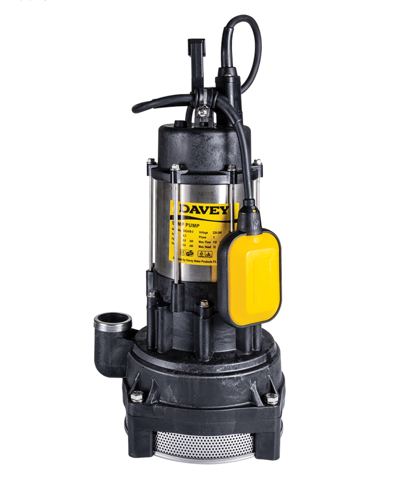 Davey pump D42 A/B on a white background