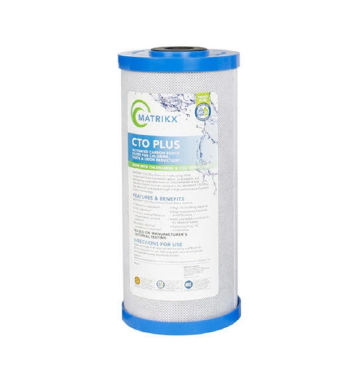 Matrixx CTO Plus filter cartridge on a white background