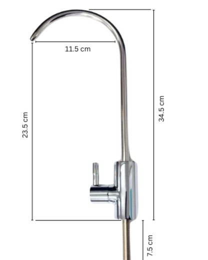 PLAT-S tap with Dimensions