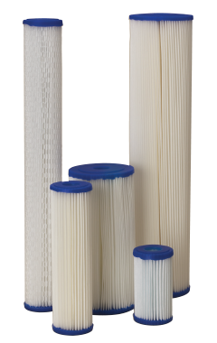 Different sizes of Polypleat Filter Cartridges